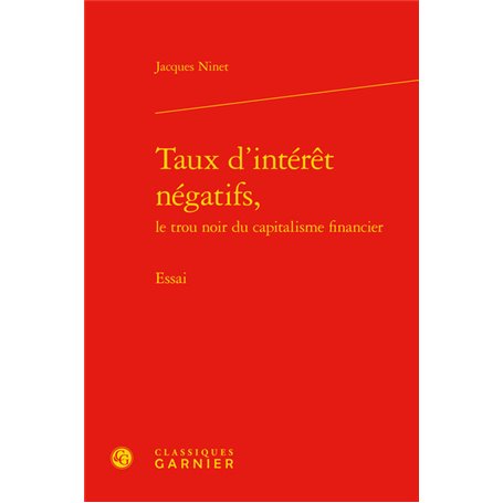 Taux d'intérêt négatifs,