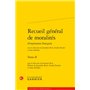 Recueil général de moralités