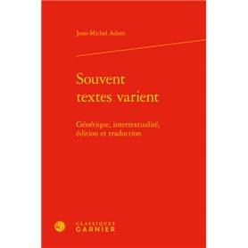 Souvent textes varient