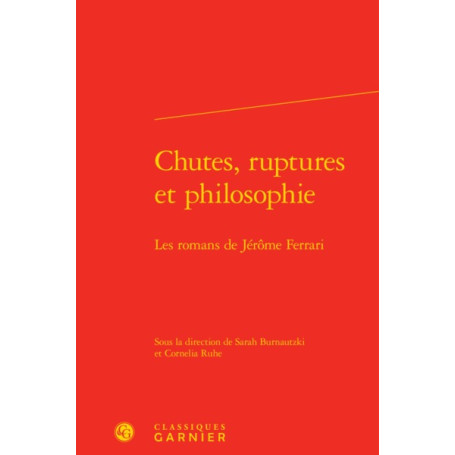 Chutes, ruptures et philosophie