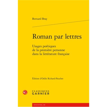 Roman par lettres