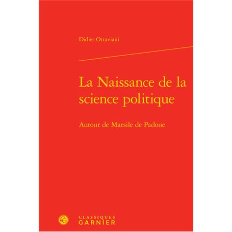 La Naissance de la science politique