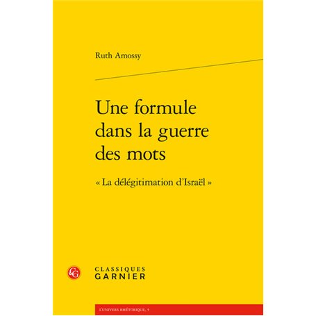 Une formule dans la guerre des mots