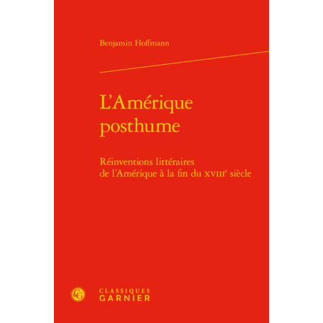 L'Amérique posthume