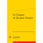 La Langue de Jacques Amyot