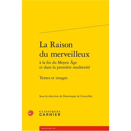 La Raison du merveilleux