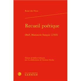 Recueil poétique