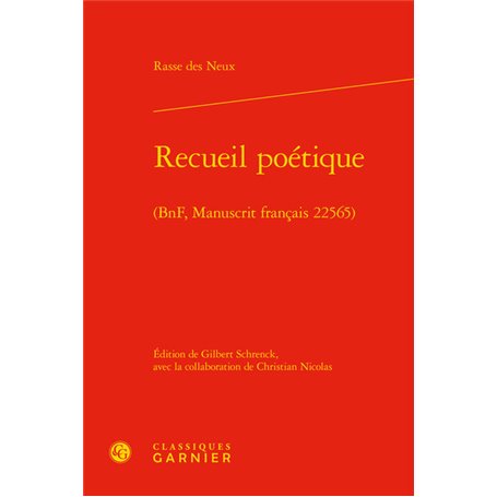 Recueil poétique