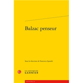 Balzac penseur