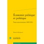 Économie politique et politique