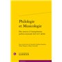 Philologie et Musicologie