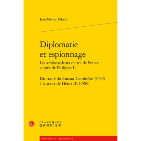 Diplomatie et espionnage