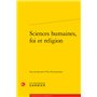 Sciences humaines, foi et religion