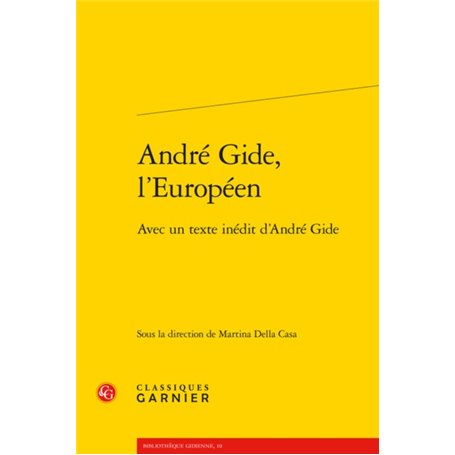 André Gide, l'Européen