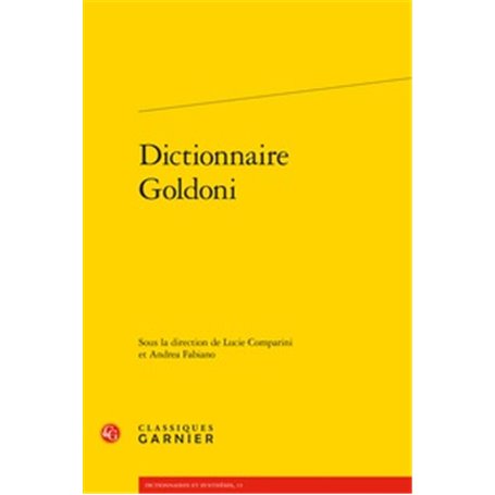 Dictionnaire Goldoni