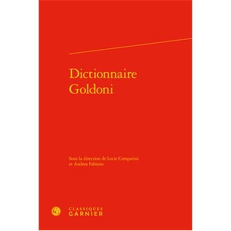 Dictionnaire Goldoni