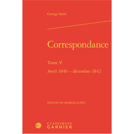 Correspondance