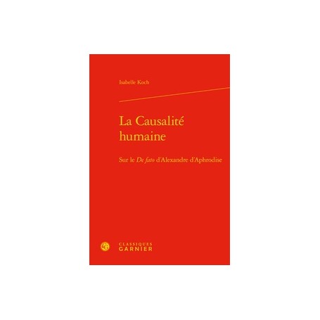 La Causalité humaine