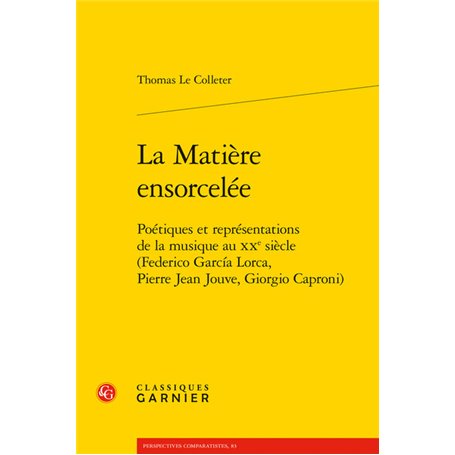 La Matière ensorcelée