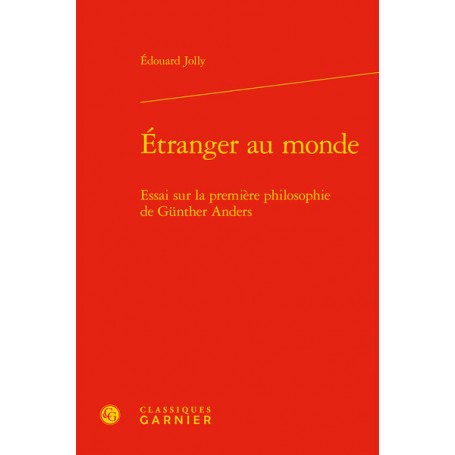 Étranger au monde