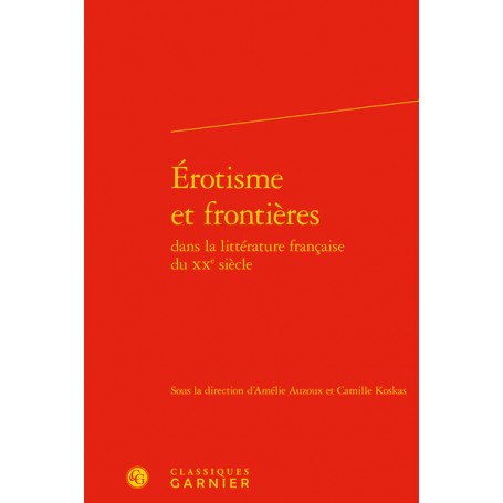 Érotisme et frontières