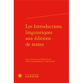 Les Introductions linguistiques aux éditions de textes