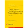 Lettres à l'abbé Jean-Baptiste Boisot