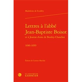 Lettres à l'abbé Jean-Baptiste Boisot