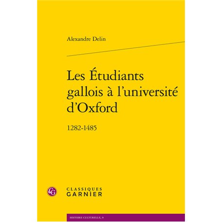 Les Étudiants gallois à l'université d'Oxford