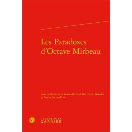 Les Paradoxes d'Octave Mirbeau