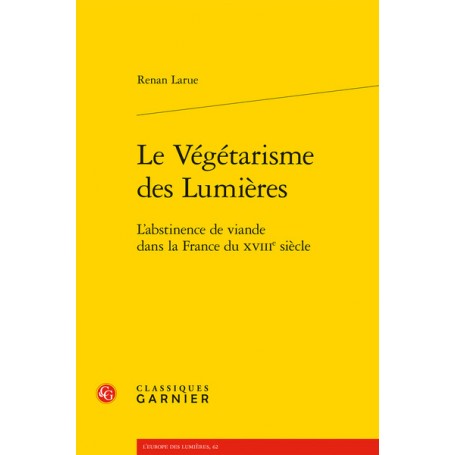 Le Végétarisme des Lumières