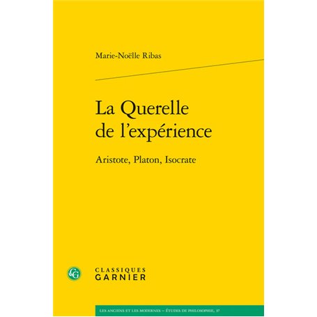 La Querelle de l'expérience