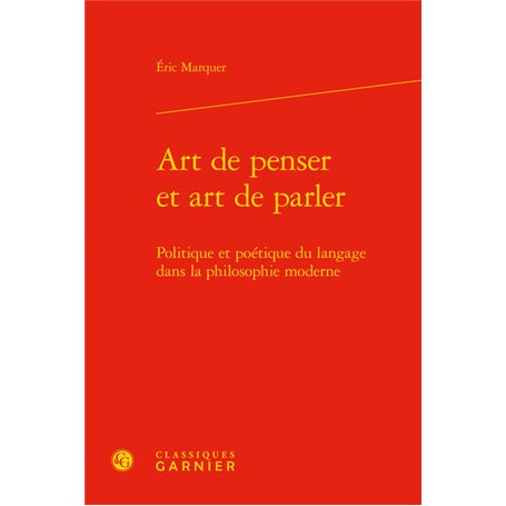 Art de penser et art de parler