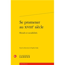 Se promener au XVIIIe siècle