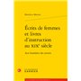 Écrits de femmes et livres d'instruction au XIXe siècle