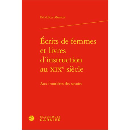 Écrits de femmes et livres d'instruction au XIXe siècle