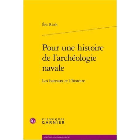 Pour une histoire de l'archéologie navale