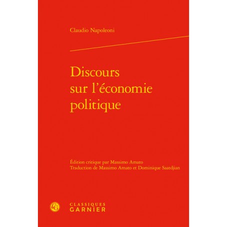 Discours sur l'économie politique