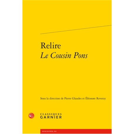 Relire Le Cousin Pons