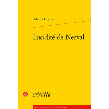 Lucidité de Nerval