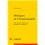 Poétiques de l'inconnaissable