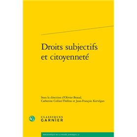 Droits subjectifs et citoyenneté