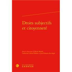 Droits subjectifs et citoyenneté