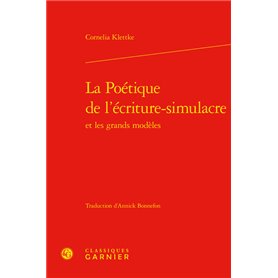 La Poétique de l'écriture-simulacre