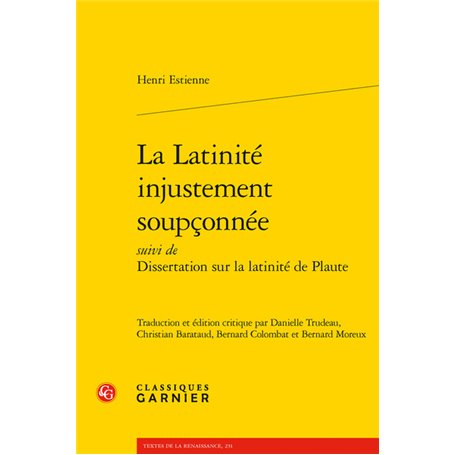 La Latinité injustement soupçonnée