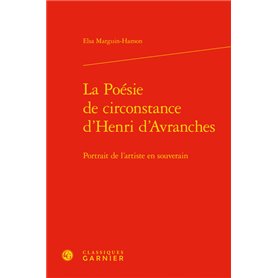 La Poésie de circonstance d'Henri d'Avranches