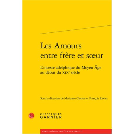 Les Amours entre frère et soeur