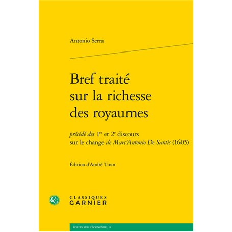 Bref traité sur la richesse des royaumes