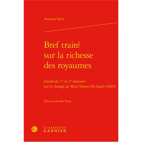 Bref traité sur la richesse des royaumes