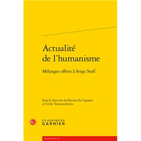 Actualité de l'humanisme